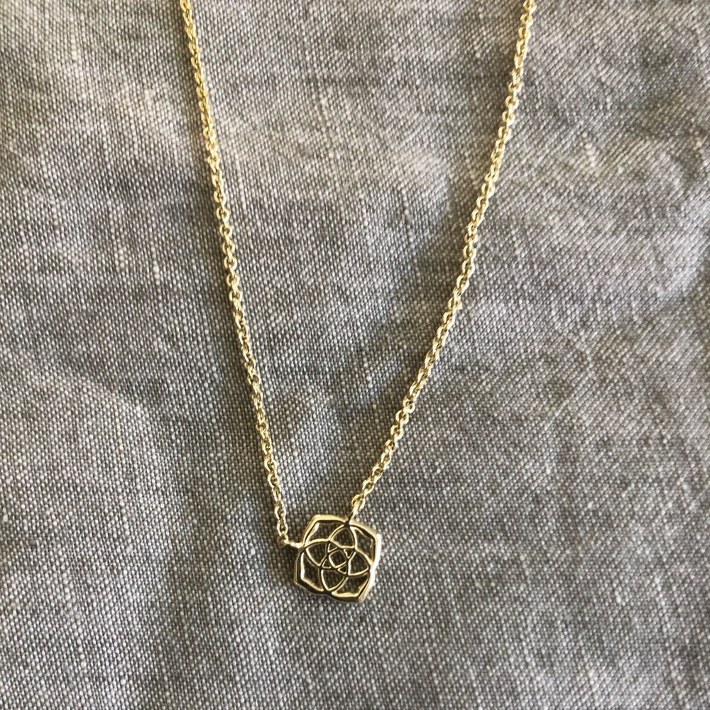 Kendra Scott logo necklace